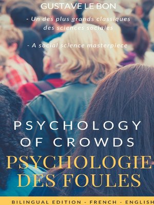 cover image of Psychologie des foules--Psychologie of crowd (Bilingual French-English Edition)